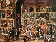 TENIERS, David the Younger The Gallery of Archduke Leopold in Brussels oil painting reproduction